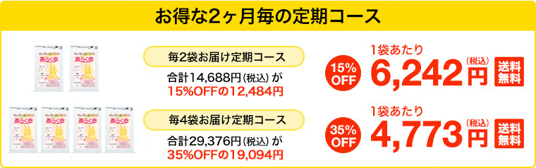 楽らく歩 定期コース
